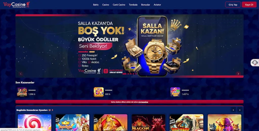 Vaycasino anasayfa